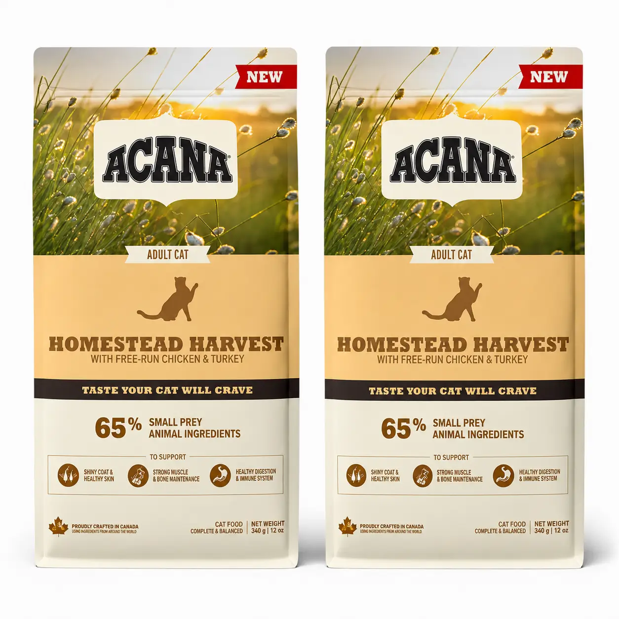 Acana Feline Adult Homestead 4,5Kg Pienso Para Gatos , pack 2