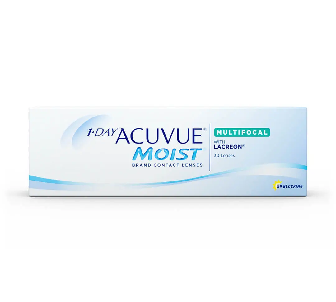 Acuvue 1 Day Moist Lentillas Multifocales Diarias , 30 unidades - -8.00, 8.4, Alta, 14.30