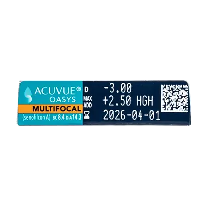 Acuvue Oasys Lentillas Multifocales Quincenales , 6 unidades - +3.25, 8.4, Baja, 14.30 - Image 3