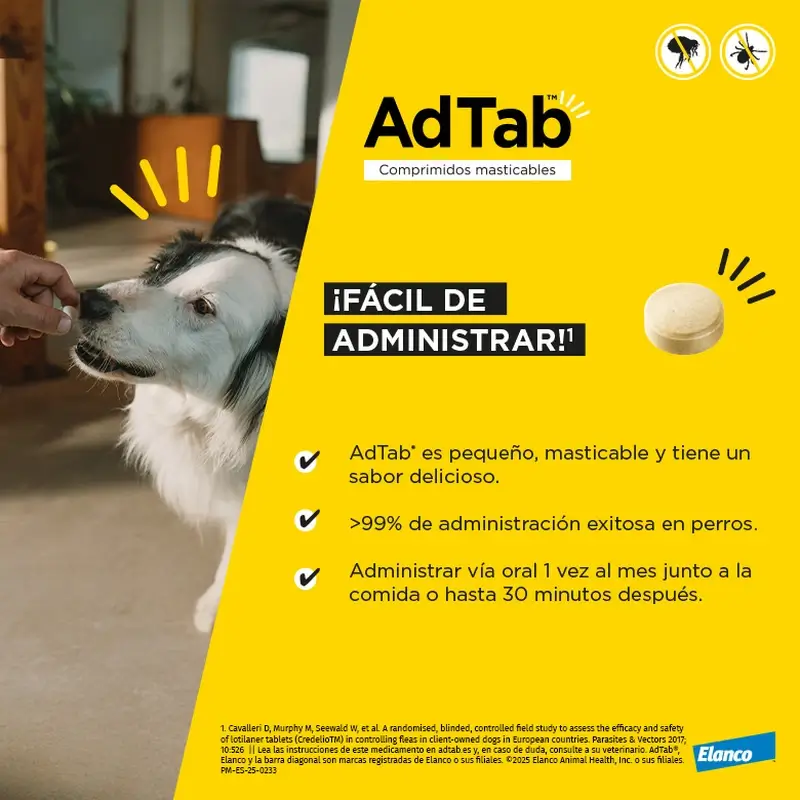 Adtab 900Mg Comprimidos Masticables Perros 22-45Kg, 2 Comprimidos - Image 3