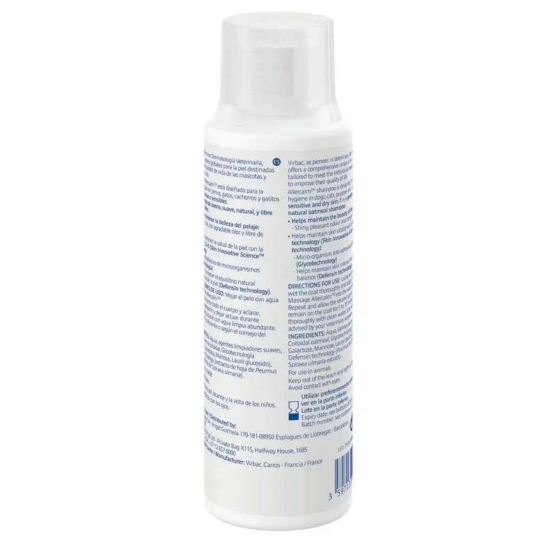 Virbac Allercalm 250 ml Champú - Image 2