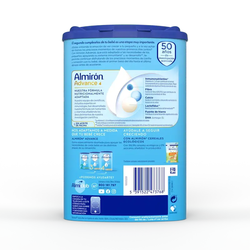 Almirón Advance 4, Pack 6 x 800g - Image 6