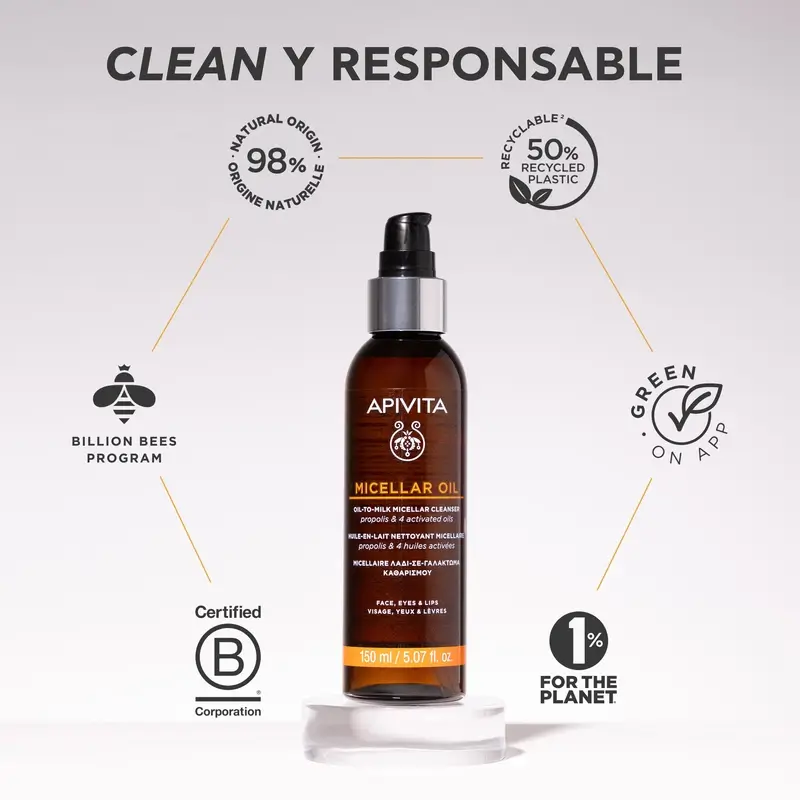 Apivita Aceite Limpiador Micelar, 150 ml - Image 7