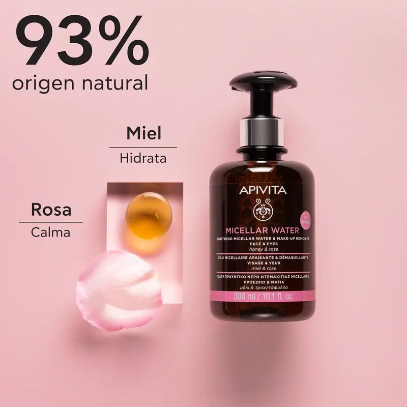 Apivita Agua Micelar Calmante & Desmaquillante, 300 ml - Image 3