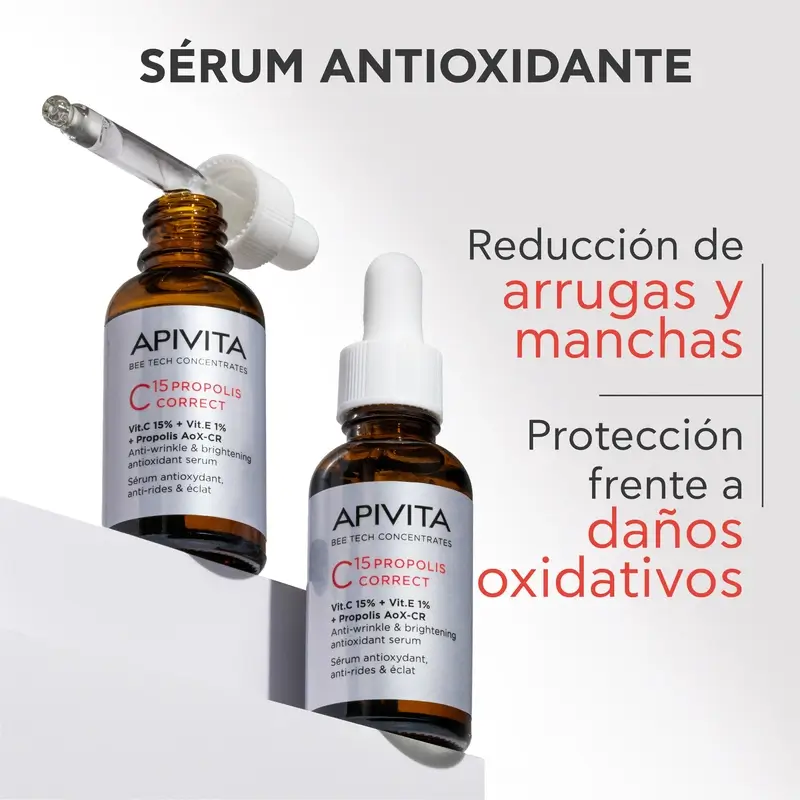 Apivita C15 Propolis Correct Sérum Corrector, 30 ml - Image 3