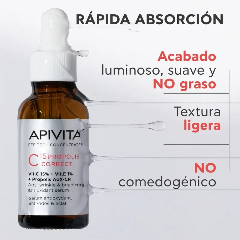 Apivita C15 Propolis Correct Sérum Corrector, 30 ml - Image 7