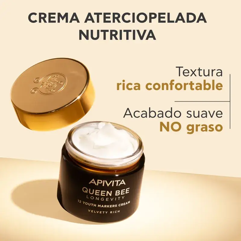 Apivita Queen Bee Longevity Crema Rica 12 Marcadores De Juventud, 50 ml - Image 8