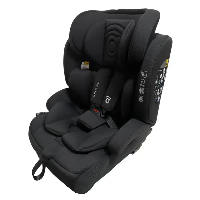 Asalvo Silla De Auto 76-150 Cms Route Fix Negra C/Isofix