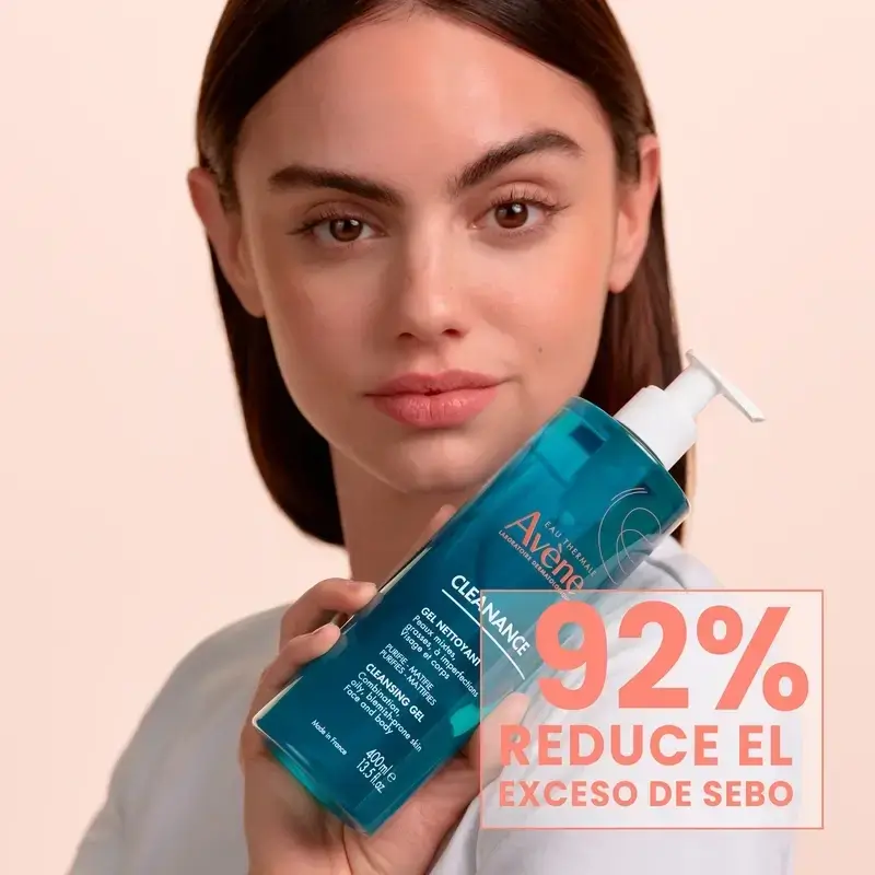 Avène Duplo Cleanance Gel Limpiador , 2x400 - Image 3