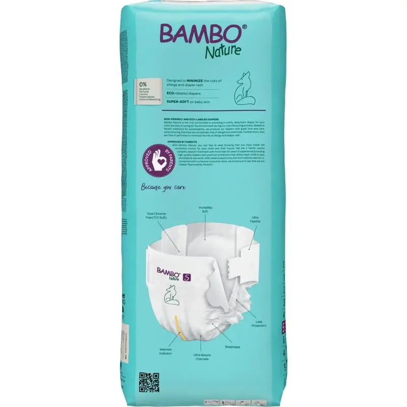Bambo Nature Pañales Talla 5 (12-18 Kg), 44 unidades - Image 3