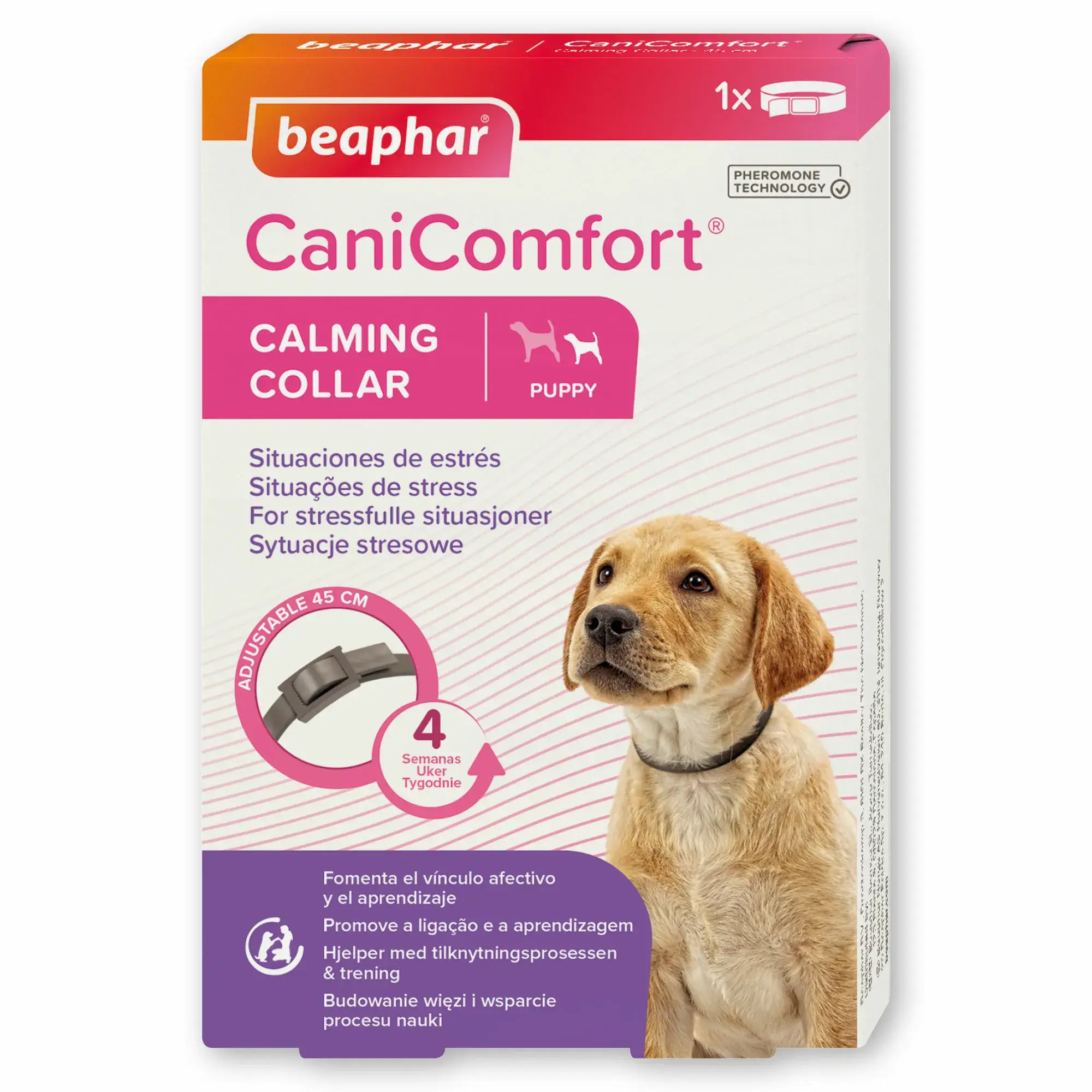 Beaphar Canicomfort Collar Cachorros, 45 cm