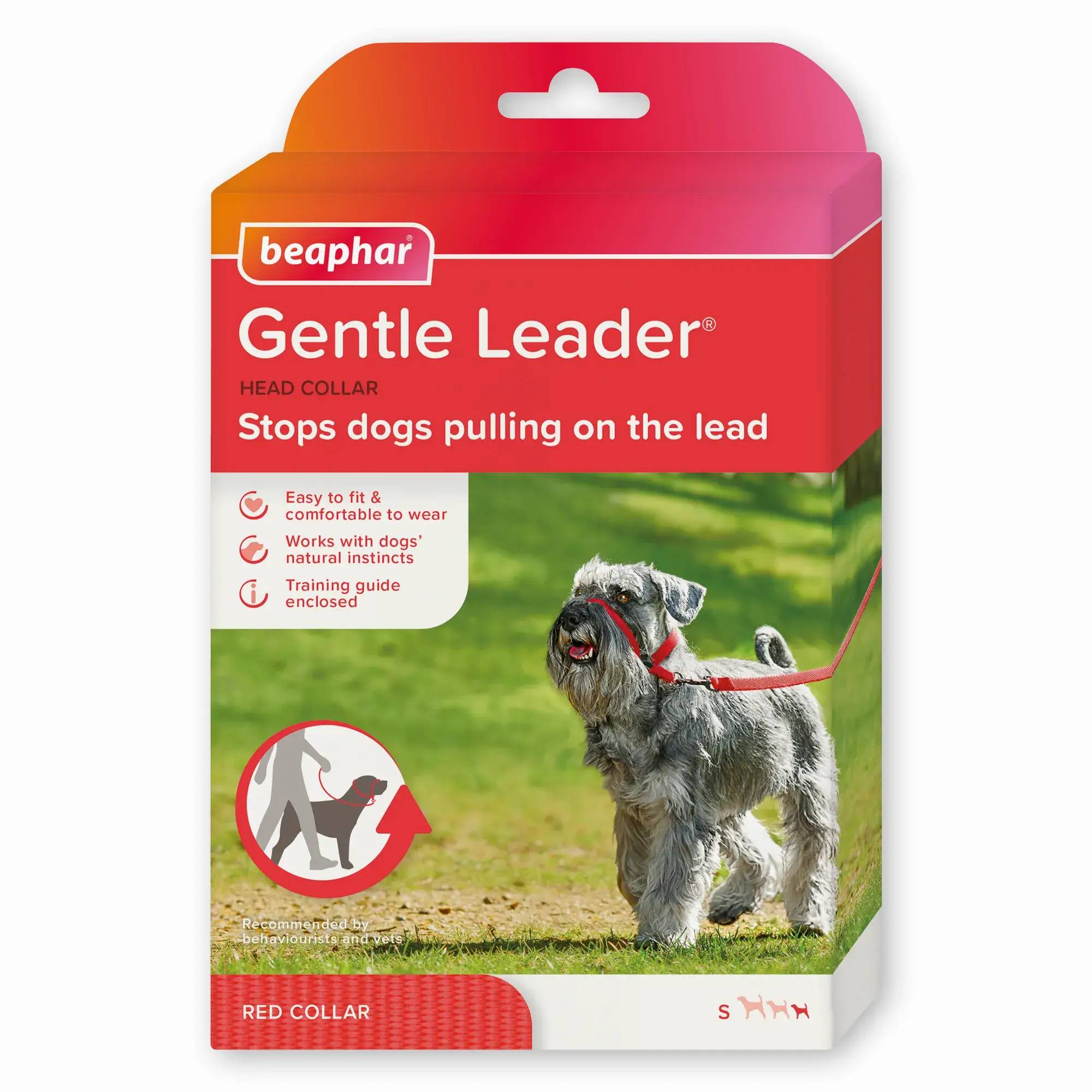 Beaphar Gentle Leader Talla S Rojo, 1 unidad