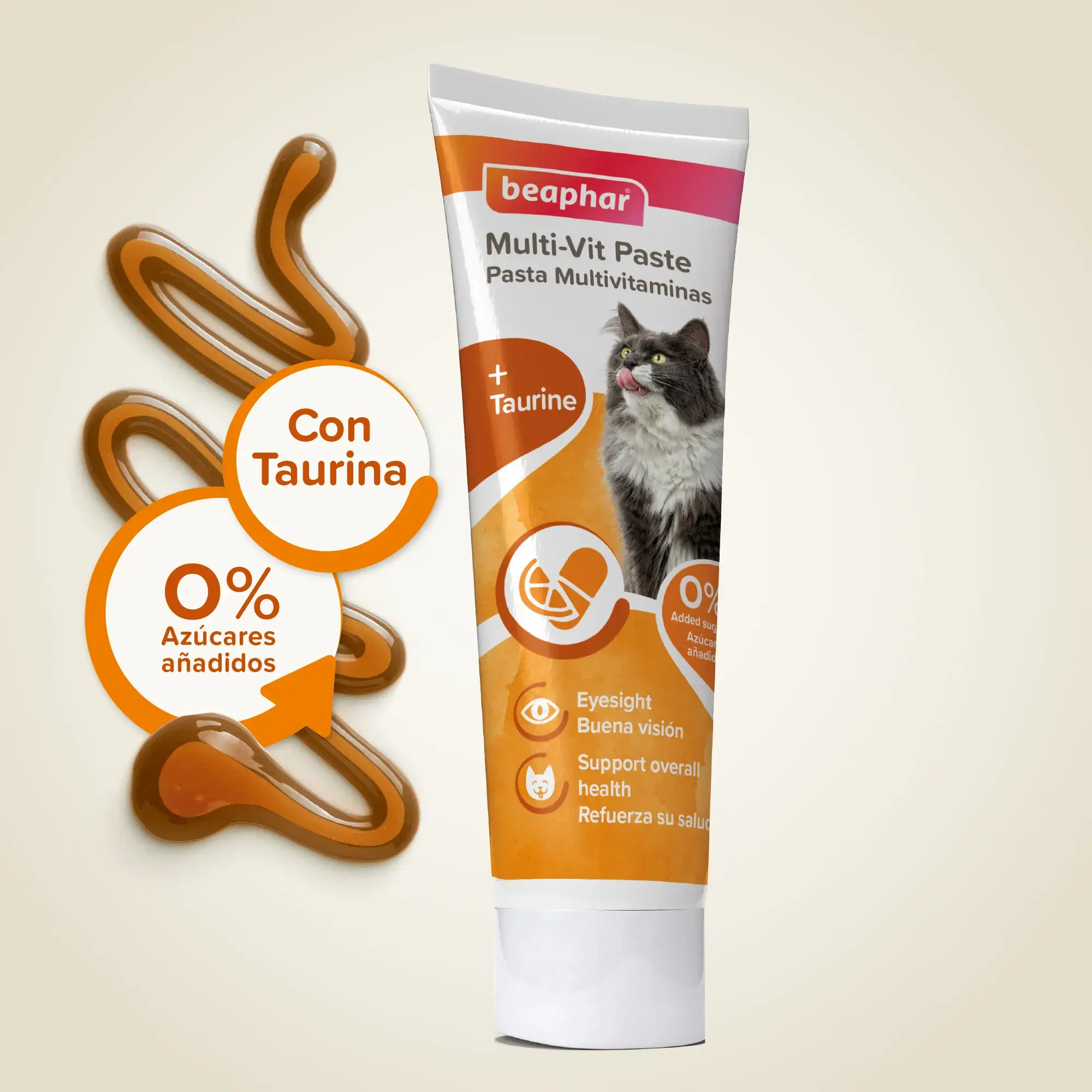 Beaphar Pasta Multi Vitaminas Gato, 100 gr