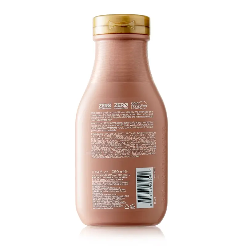 Beaver Acondicionador Alisante Brazilian Keratin , 350 ml - Image 2