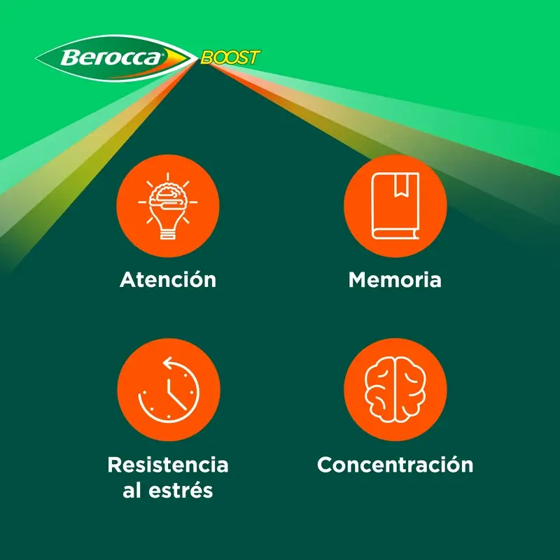 Berocca Boost Magnesio, Vitaminas y Minerales con Guaraná, 30 comprimidos Efervescentes - Image 7