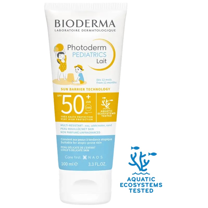 Bioderma Photoderm Pediatrics Lait SPF50+ Protector Solar, 100 ml - Image 7
