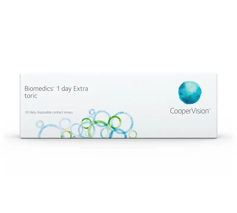 Biomedics 1 Day Lentillas Tóricas Diarias , 30 unidades - -2.75, -0.75, 180, 8.7, 14.50