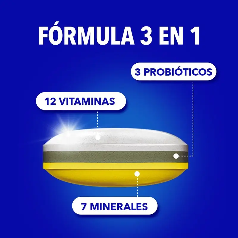 Bion3 Energy 50+ Multivitamínicos Con Probióticos, 120 comprimidos - Image 6