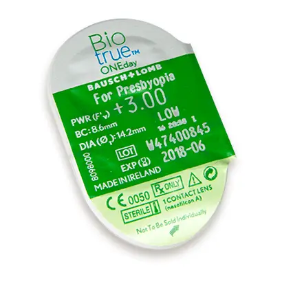 Biotrue One Day Lentillas Multifocales Diarias , 30 unidades - -6.00, 8.6, Baja, 14.2 - Image 3