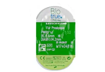 Biotrue One Day Lentillas Multifocales Diarias , 90 unidades - -7.50, 8.6, Baja, 14.2 - Image 3