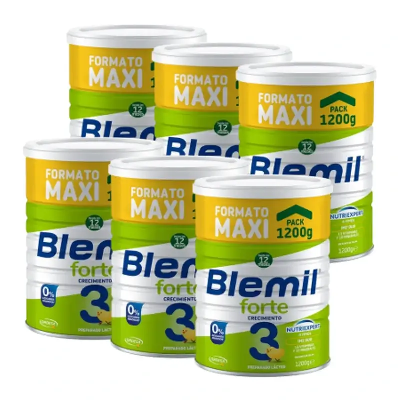 Blemil 3 Forte 800+400 Gratis, 6X1200 Gramos - Image 2