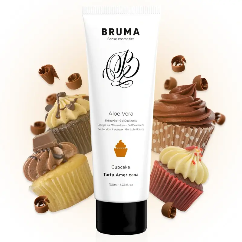 Bruma Gel Deslizante Con Aloe Vera Sabor A Tarta Americana , 100 ml