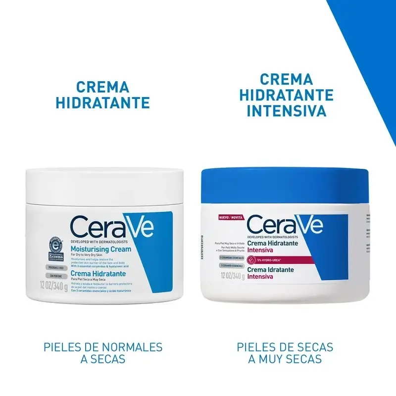 Cerave Crema Hidratante Intensiva 5% de Hydro-Urea, Pack 2 x 340 gr - Image 6