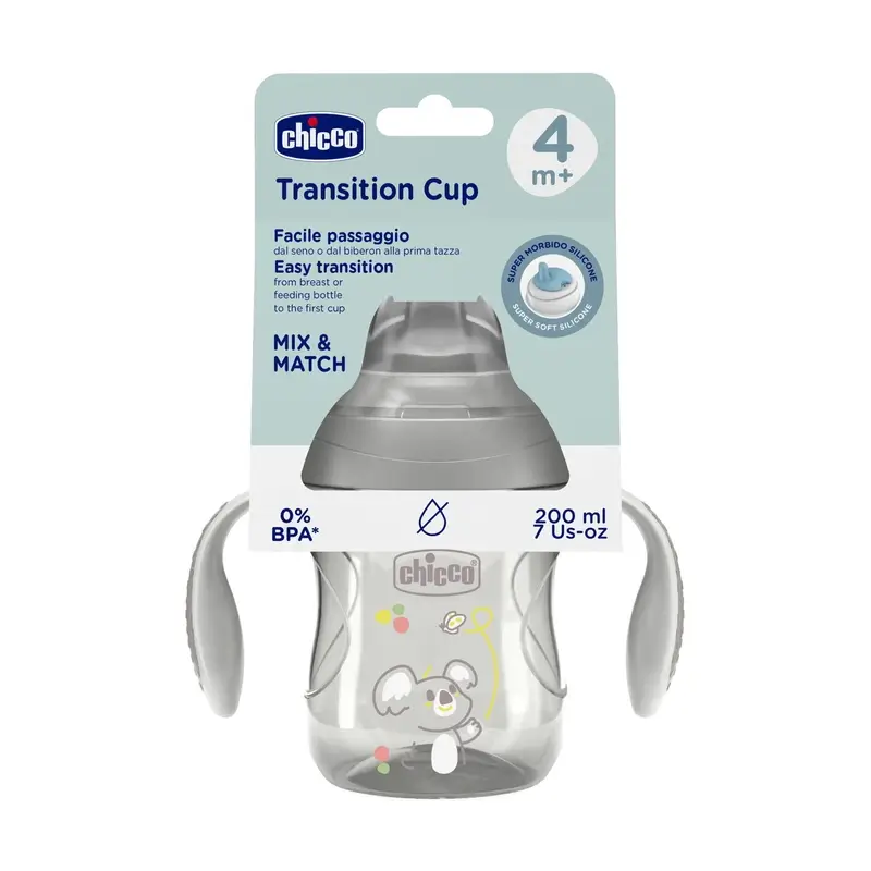 Chicco Vaso De Transición 4M+ Gris 200Ml - Image 4