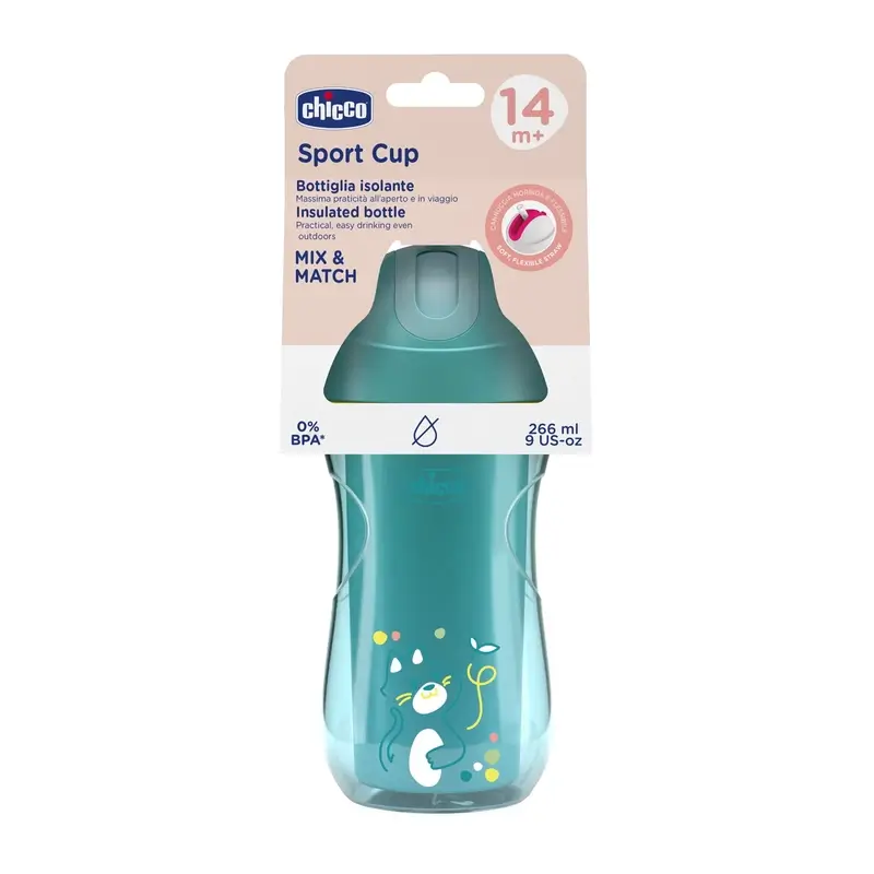 Chicco Vaso Térmico Sport Cup 14M+ Azul - Image 4