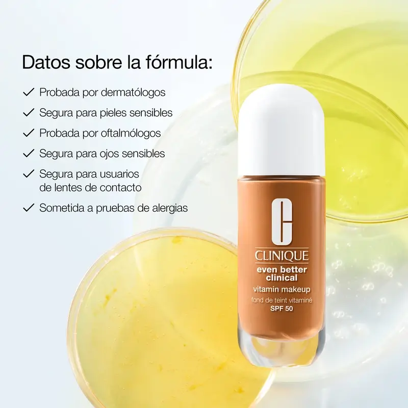Clinique Even Better Vitamin Makeup Base De Maquillaje Spf50 Medium Cool 3, 30 ml - Image 8