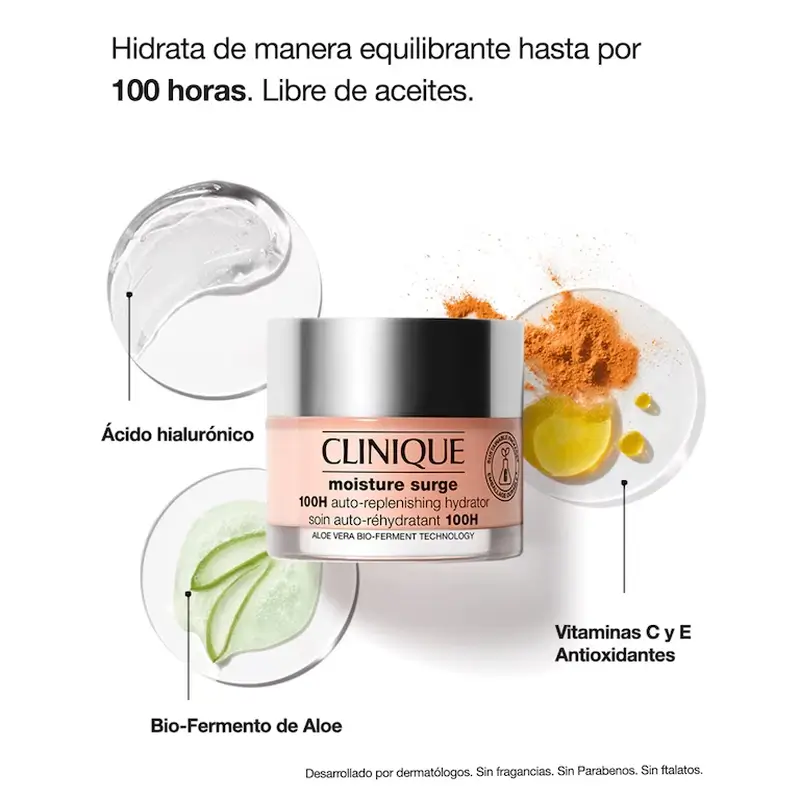 Clinique Moisture Surge Hidratante Autorrestaurador de 100 Horas, 125 ml - Image 3