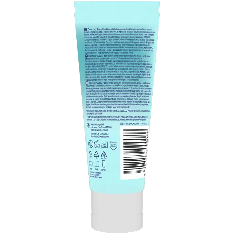 Control Aquafeel Tube Lubricante , 80 ml - Image 2