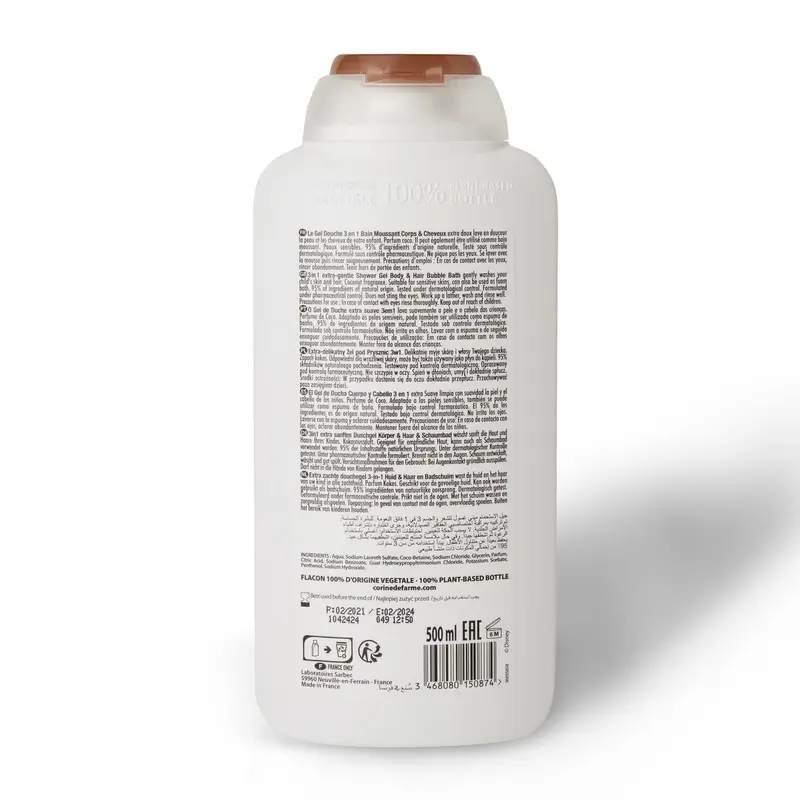 Corine De Farme Gel De Ducha Agua De Coco , 750 ml - Image 2