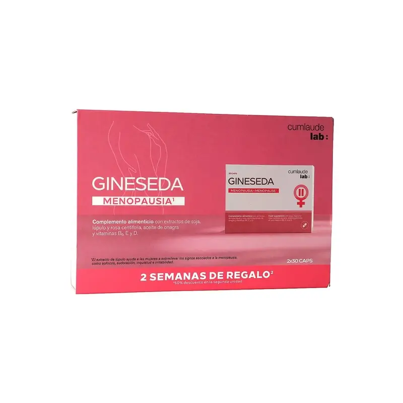 Cumlaude Lab Duplo Gineseda Menopausia , 2 x 30 cáps - Image 2