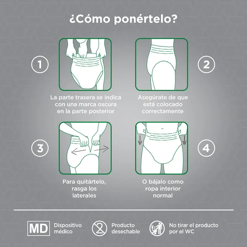 Depend Super L/Xl Pañal Adulto Hombre , 9 unidades - Image 5