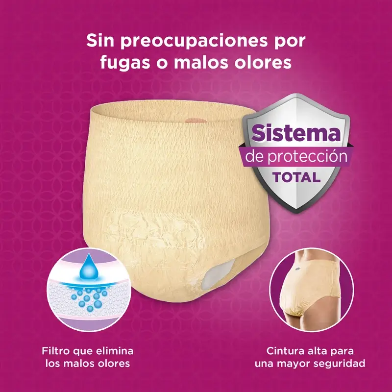 Depend Super S/M Pañal Adulto Hombre , 10 unidades - Image 2