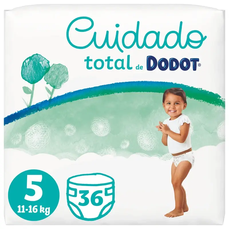 Dodot Cuidado Total Talla 5, 36 Pañales - Image 2