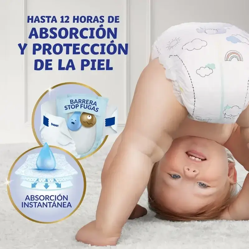 Dodot Sensitive Extra Jumbo Talla 3+, Pack 2 x 56 Pañales - Image 5