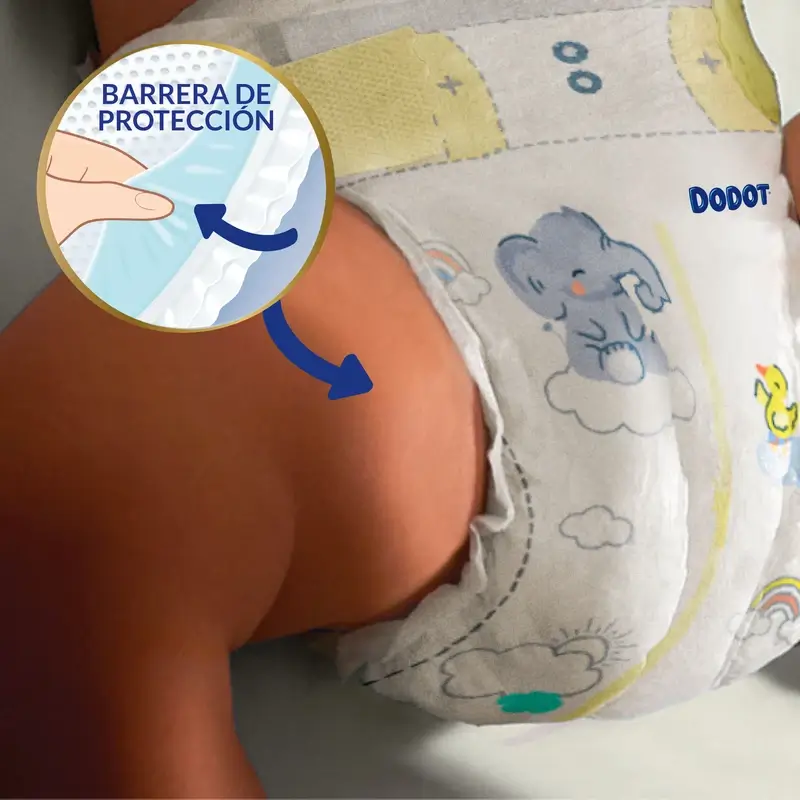 Dodot Sensitive Talla 1 (2-5 Kg), 58 Pañales - Image 9