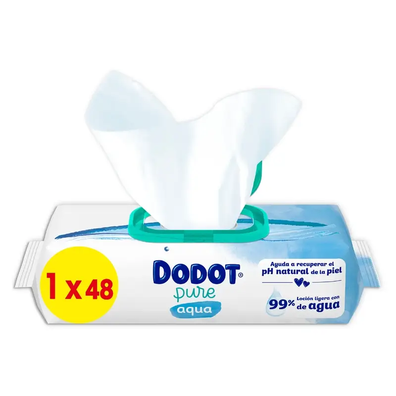 Dodot Toallitas Cuidado Total Aqua, 48 Unidades - Image 2
