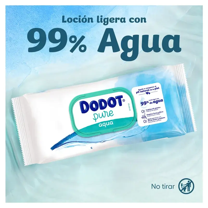 Dodot Toallitas Cuidado Total Aqua, 48 Unidades - Image 3
