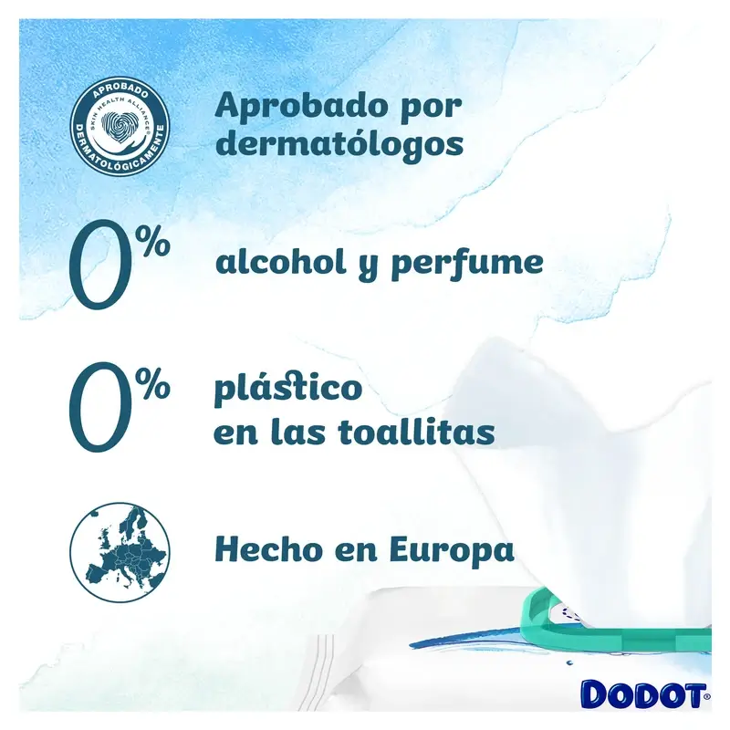 Dodot Toallitas Cuidado Total Aqua, 48 Unidades - Image 5