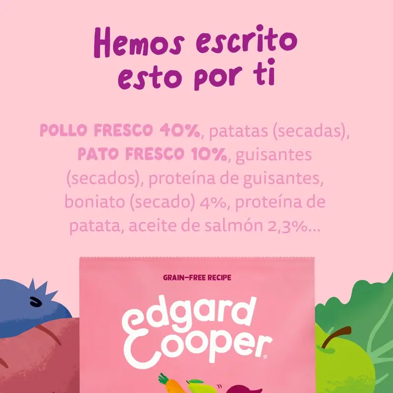 Edgard & Cooper Pienso Para Cachorros Medianos Con Pato Y Pollo Frescos , 7 kg - Image 10