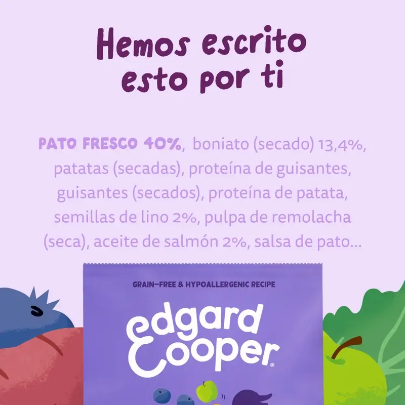 Edgard & Cooper Pienso Para Perros Adultos Grandes Con Pato Fresco , 12 kg - Image 9