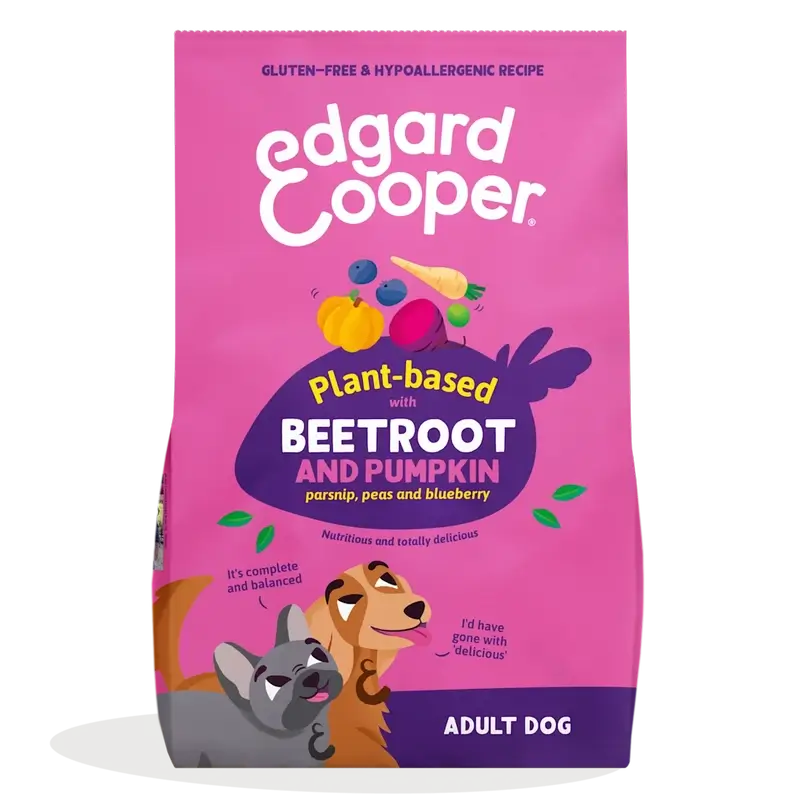 Edgard & Cooper Pienso Para Perros Adultos Medianos Con Remolacha Y Calabaza , 2,5 kg