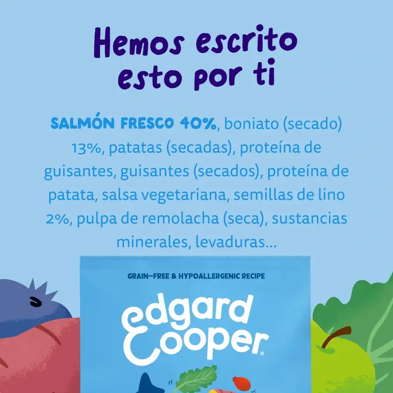 Edgard & Cooper Pienso Para Perros Adultos Medianos Con Salmón Fresco , 1 kg - Image 10