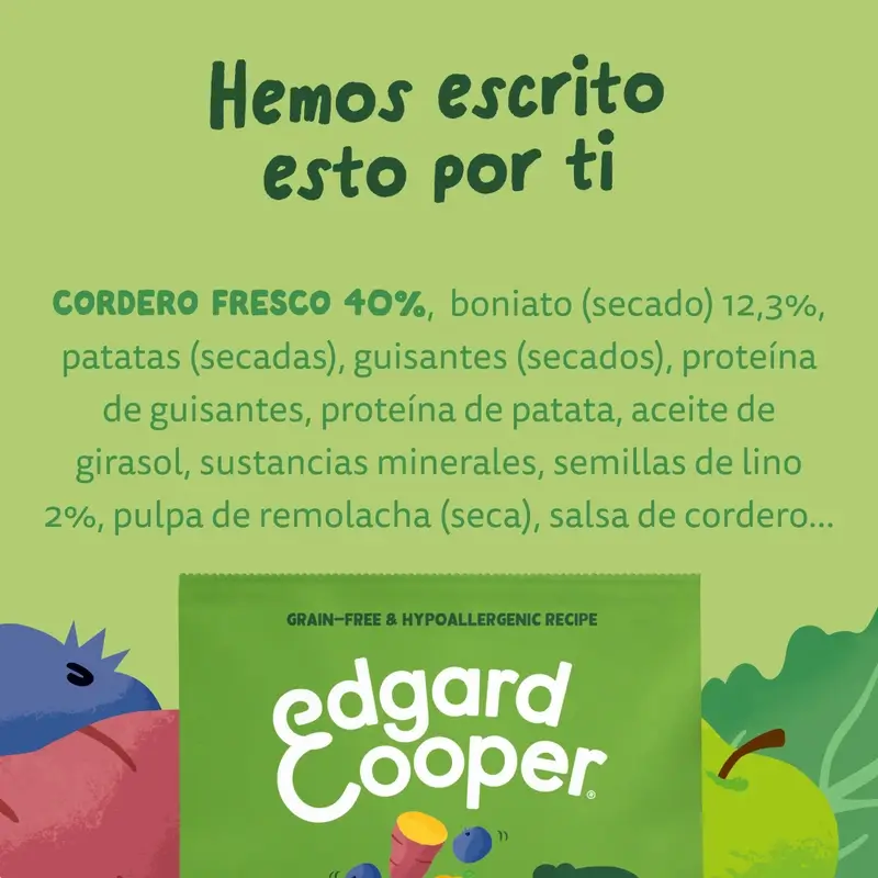 Edgard & Cooper Pienso Para Perros Adultos Mini Con Cordero Fresco , 0,7 kg - Image 9