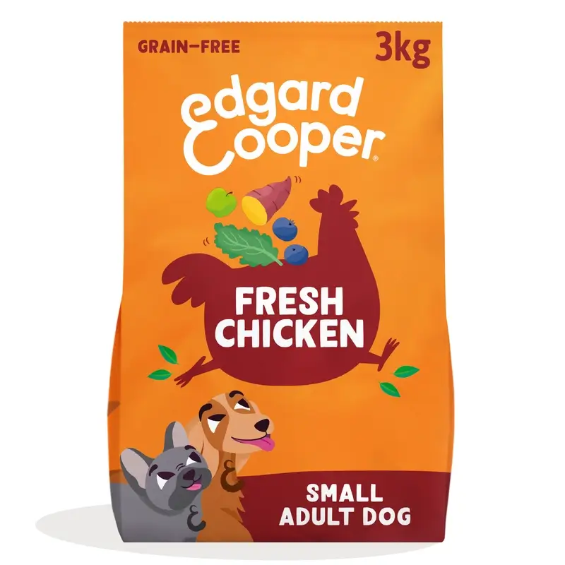 Edgard & Cooper Pienso Para Perros Adultos Mini Con Pollo Fresco , 3 kg