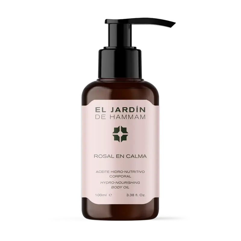 El Jardín De Hammam Aceite Hidro-Nutritivo Corporal Rosal En Calma , 100 ml