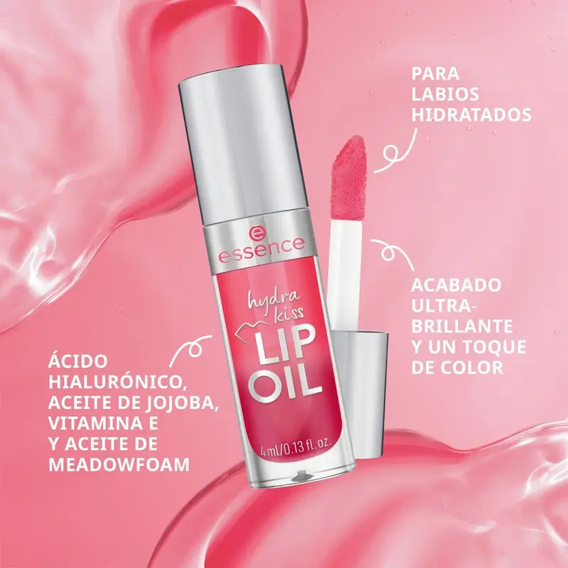 Essence Aceite De Labios Hydra Kiss 10, 4 ml - Image 6